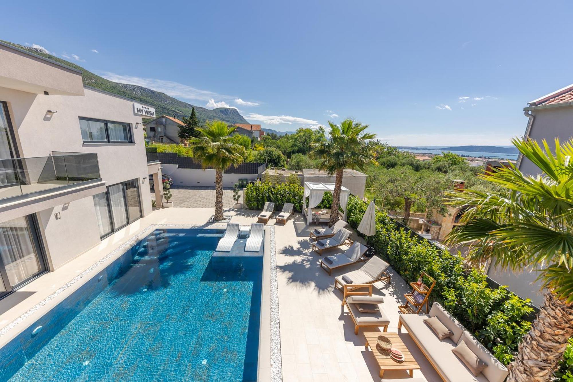 Luxury Villa My Wish With Pool Kaštel Stari Buitenkant foto